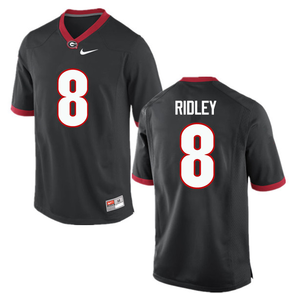 Men Georgia Bulldogs #8 Riley Ridley College Football Jerseys-Black - Click Image to Close